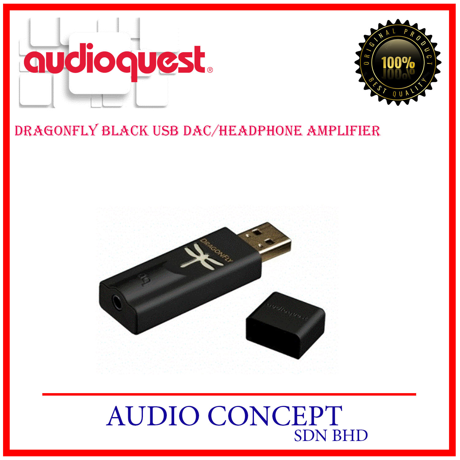 AudioQuest DragonFly Black USB DAC/Headphone Amplifier - Image 8