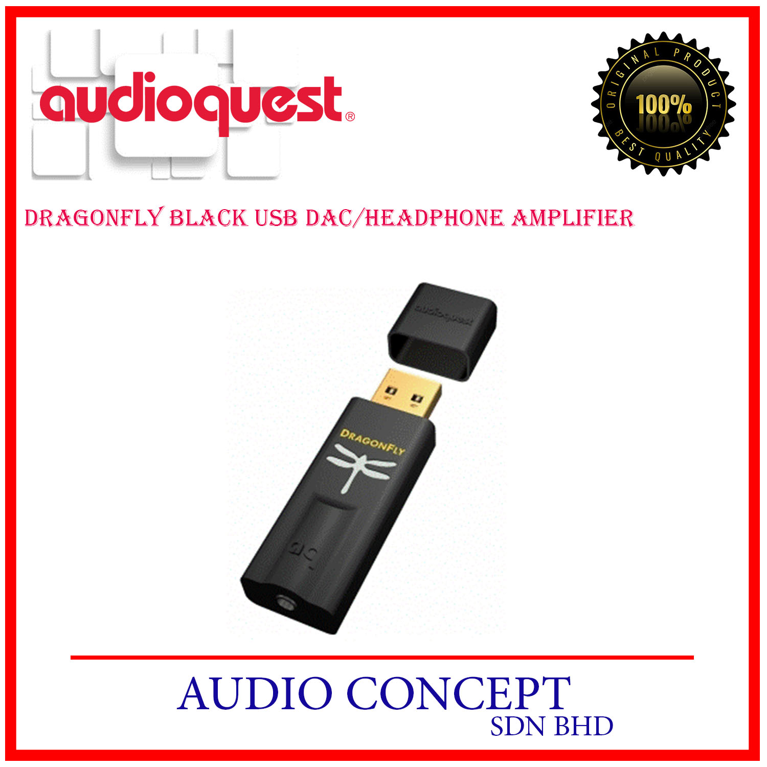 AudioQuest DragonFly Black USB DAC/Headphone Amplifier - Image 7