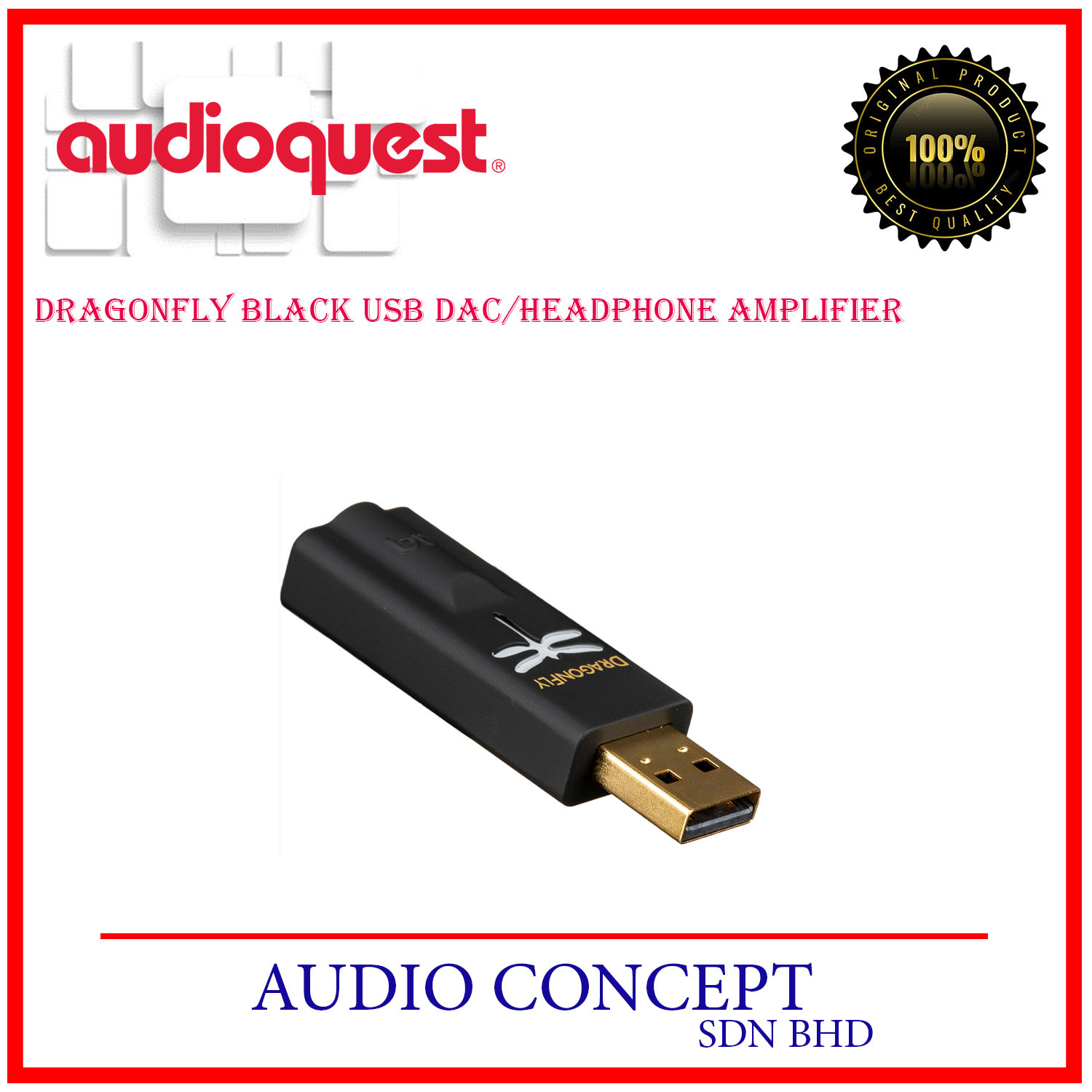 AudioQuest DragonFly Black USB DAC/Headphone Amplifier - Image 6