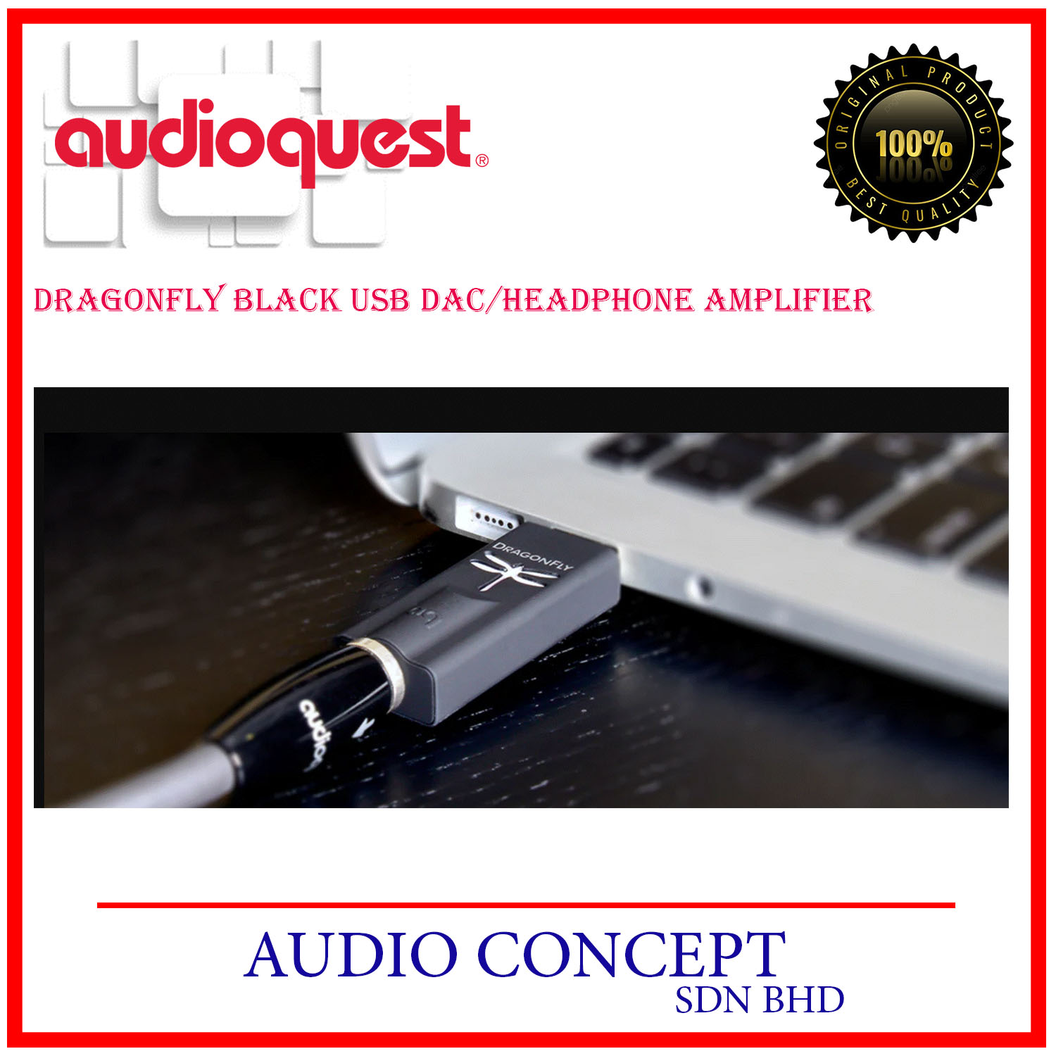 AudioQuest DragonFly Black USB DAC/Headphone Amplifier - Image 10