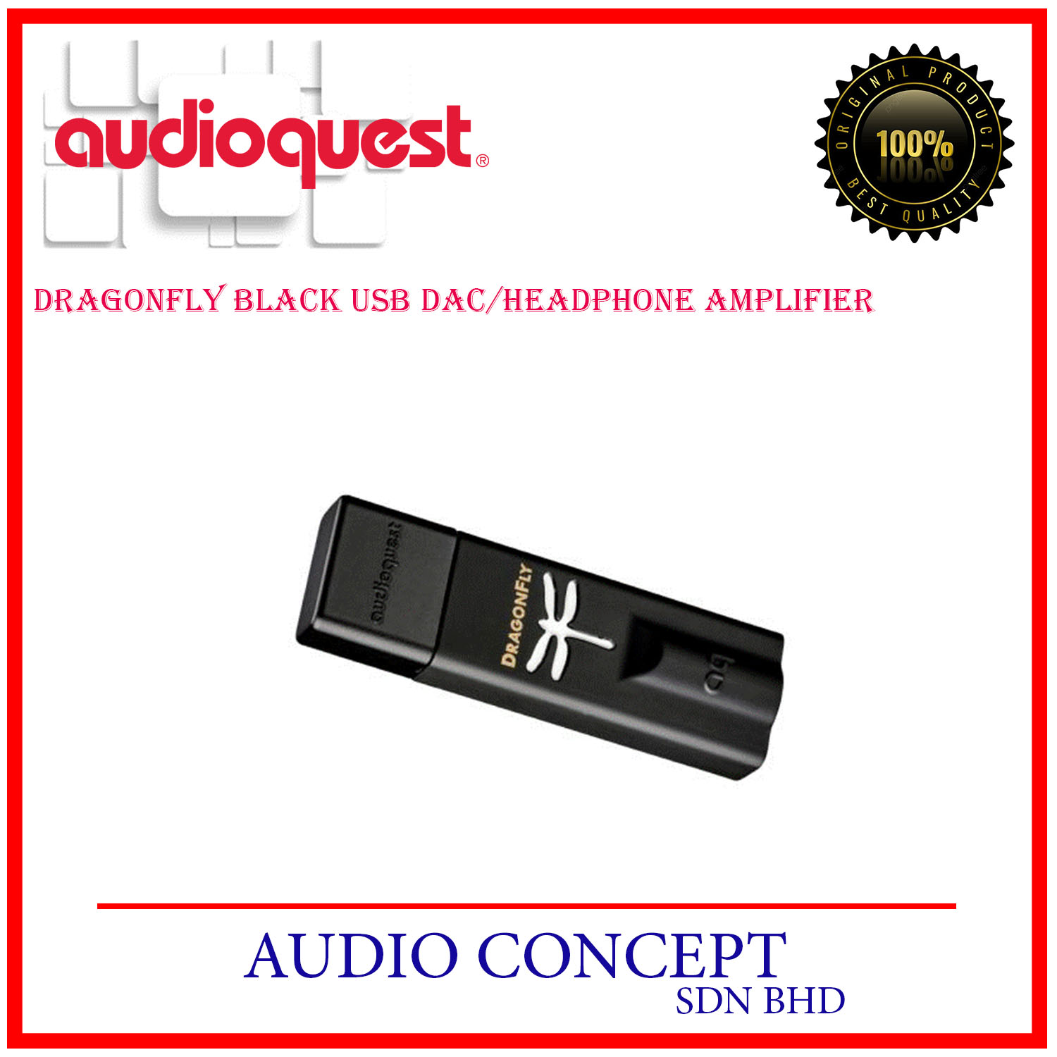 AudioQuest DragonFly Black USB DAC/Headphone Amplifier - Image 3