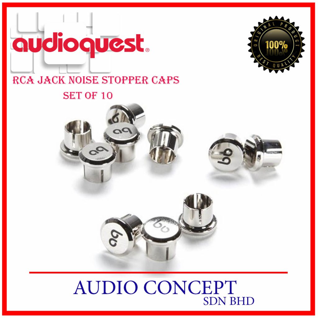 AudioQuest RCA Jack Noise Stopper Caps (Set Of 10) - Audio Concept