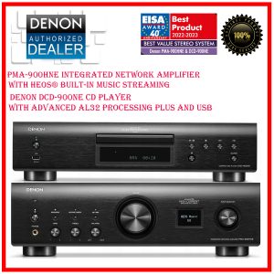 Denon PMA-900HNE Integrated Network Amplifier with HEOS® Built-In Music Streaming+Denon DCD-900NE CD Player