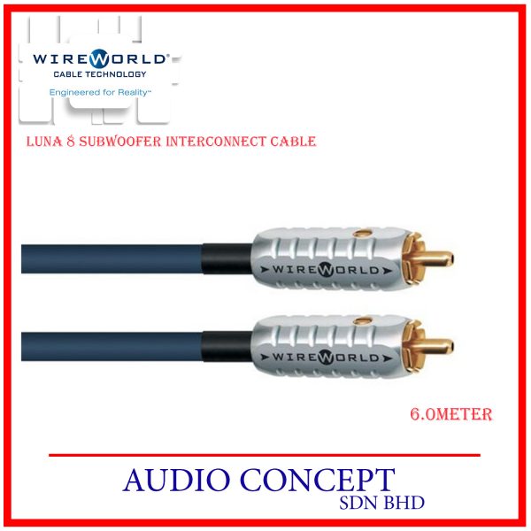 Wireworld Luna 8 Subwoofer Cable (2/4/ 6 Meter ) - Image 9
