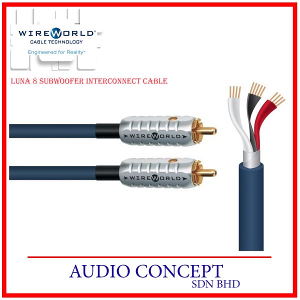 Wireworld Luna 8 Subwoofer Cable (2/4/ 6 Meter ) - Image 3