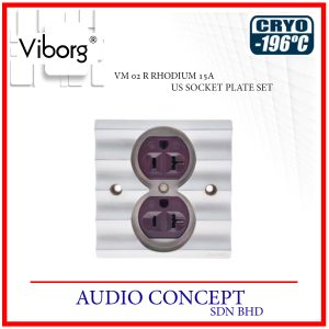Viborg VM02R Rhodium US Socket Plate Set (Cryo -196°C Process)