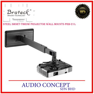Brateck Prb-21LShort Throw Projector Wall Mounts Bracket (Black)