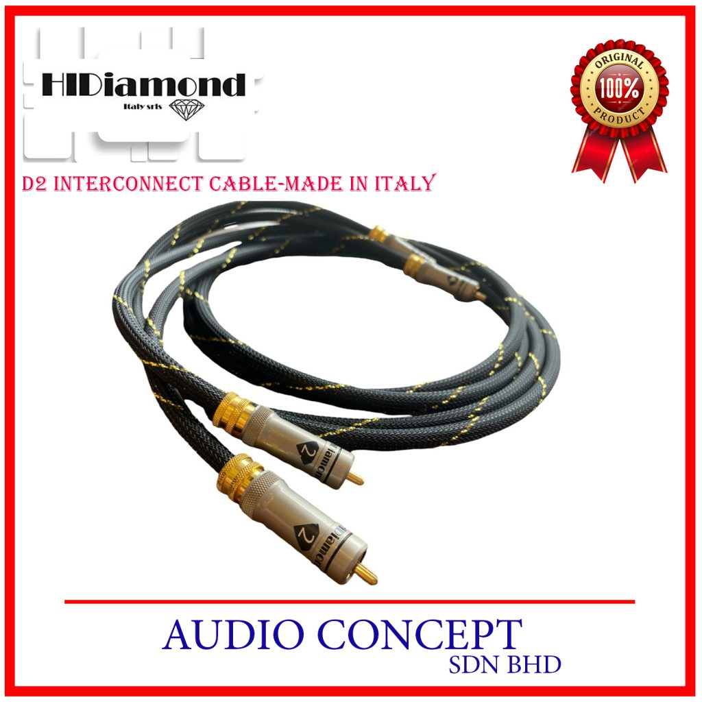 HiDiamond D2 Interconnect Cable (Made In Italy) - Audio Concept