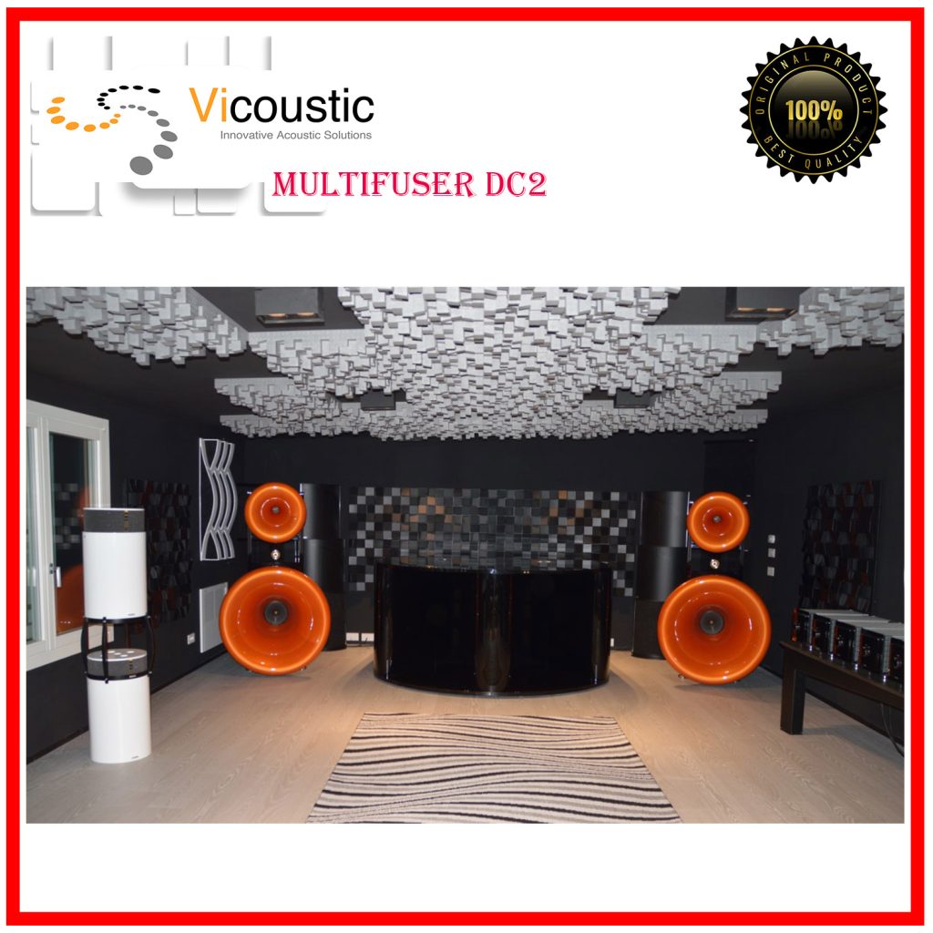 Vicoustic MultiFuser DC 2 (Black/Grey-2Pcs)(Made In Portugal) - Audio ...