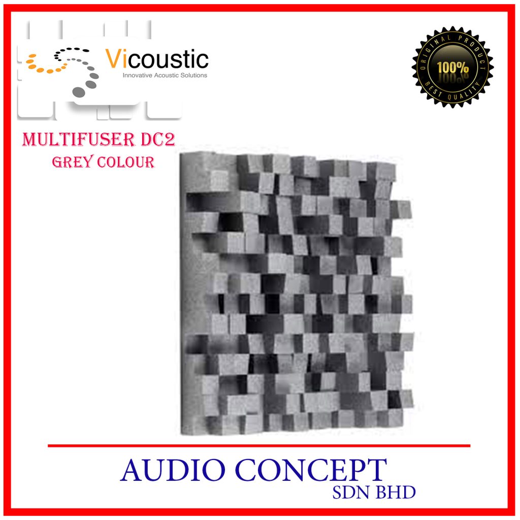 Vicoustic MultiFuser DC 2 (Black/Grey-2Pcs)(Made In Portugal) - Audio ...