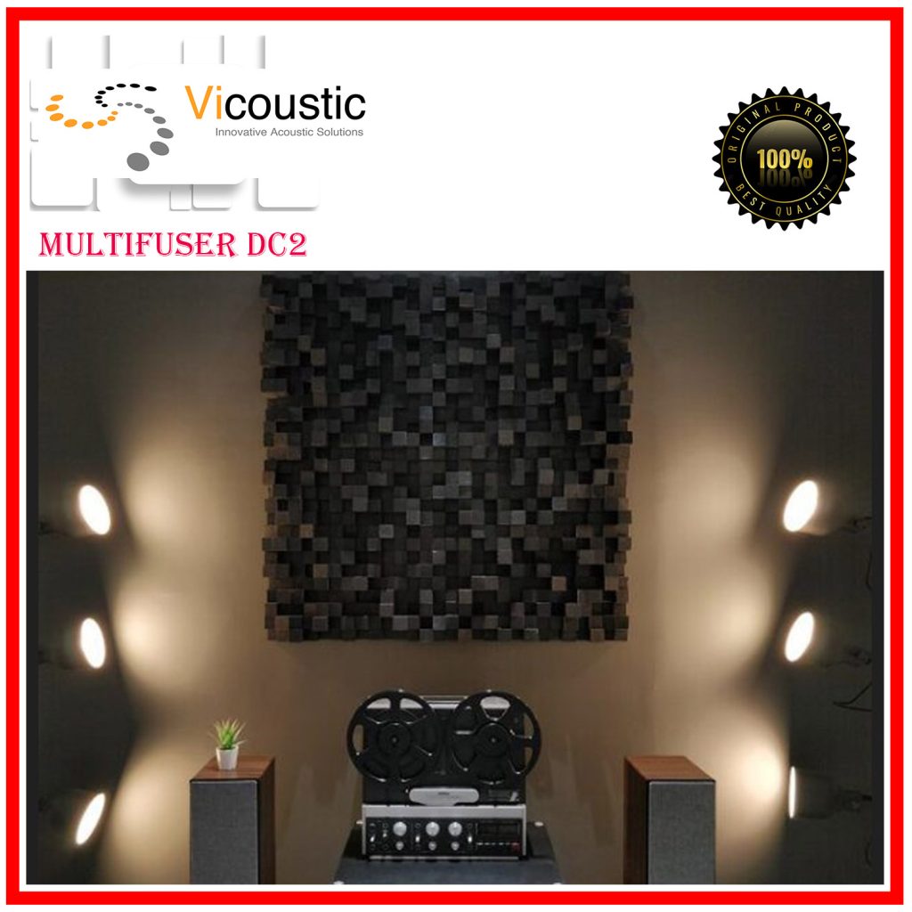 Vicoustic MultiFuser DC 2 (Black/Grey-2Pcs)(Made In Portugal) - Audio ...