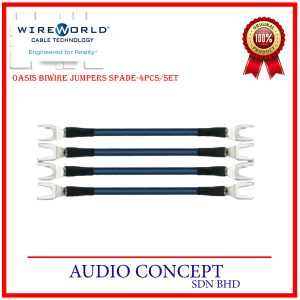 WireWorld Oasis 8 Biwire Jumpers Spade (4 Pcs)