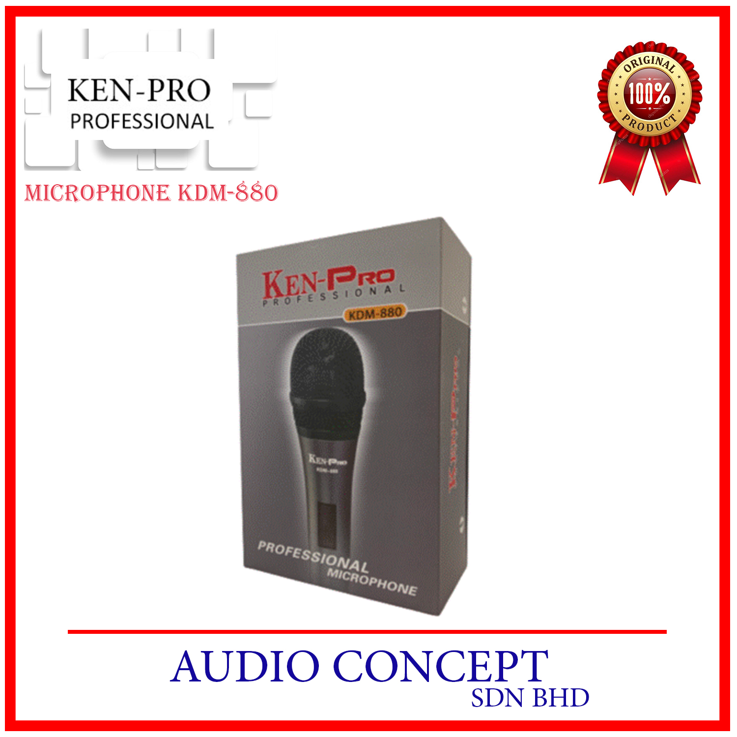 KEN-PRO Professional Microphone KDM-880 - Image 4