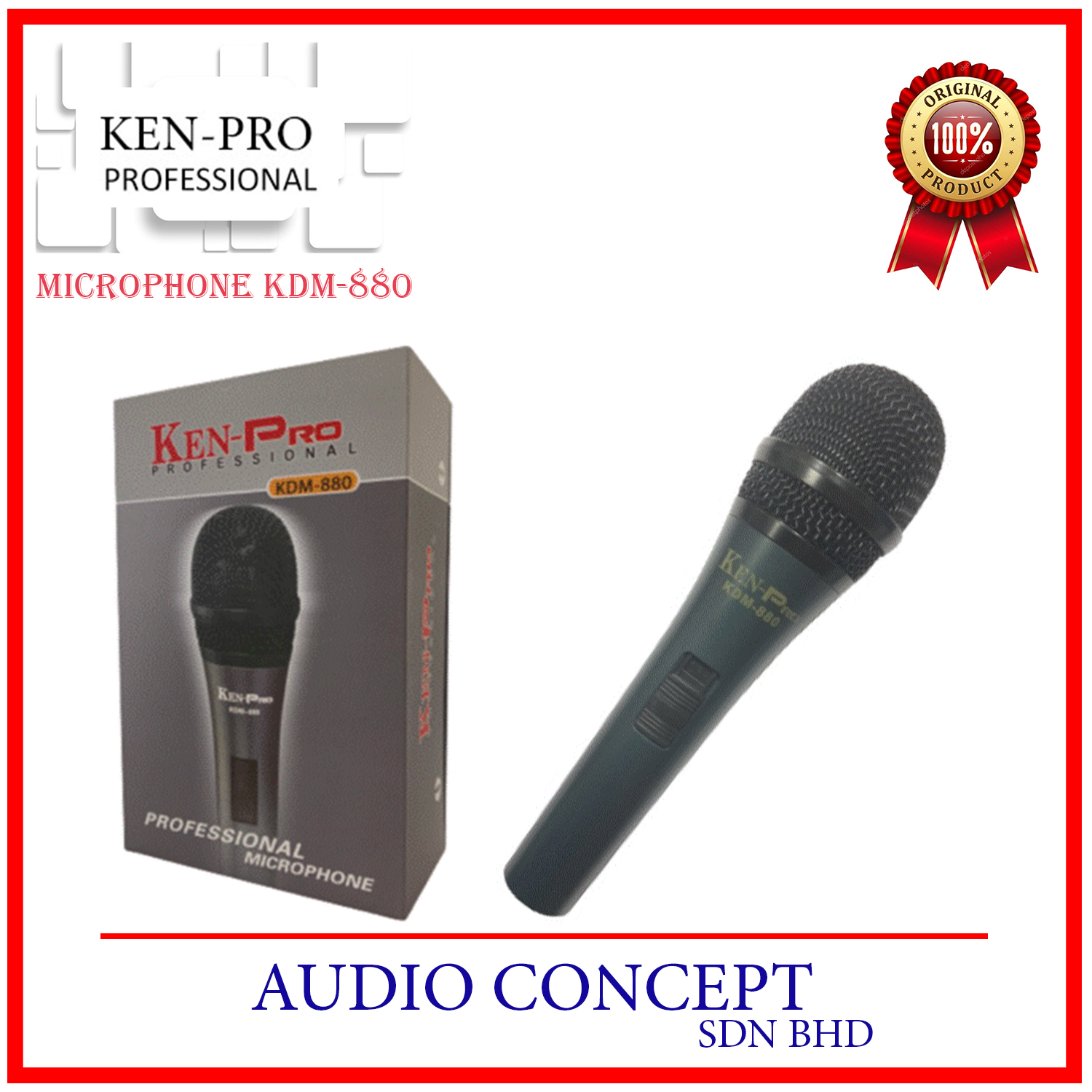 KEN-PRO Professional Microphone KDM-880 - Image 3