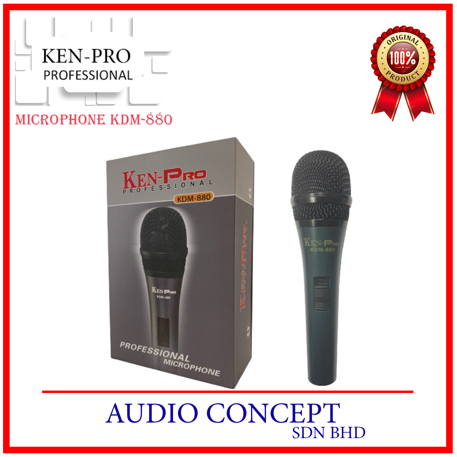 KEN-PRO Professional Microphone KDM-880 - Image 2
