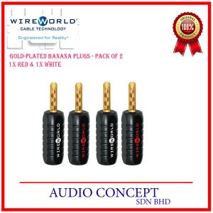 WireWorld Gold-Plated Banana Plugs