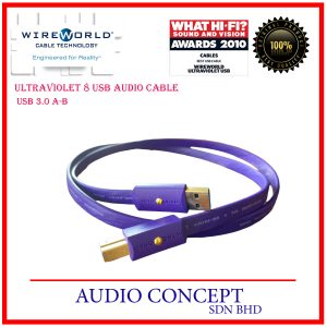 Wireworld Ultraviolet 8 USB -3.0 A to B Audio Cable (1 Meter)