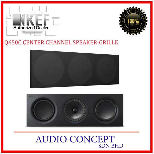 Kef Q650C Center Channel Speaker-Grille - Image 4