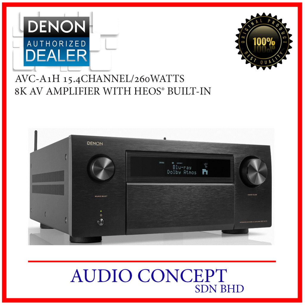 A1h Denon AVC-A1H 15.4 Ch 8K AV Amplifier - Audio Concept