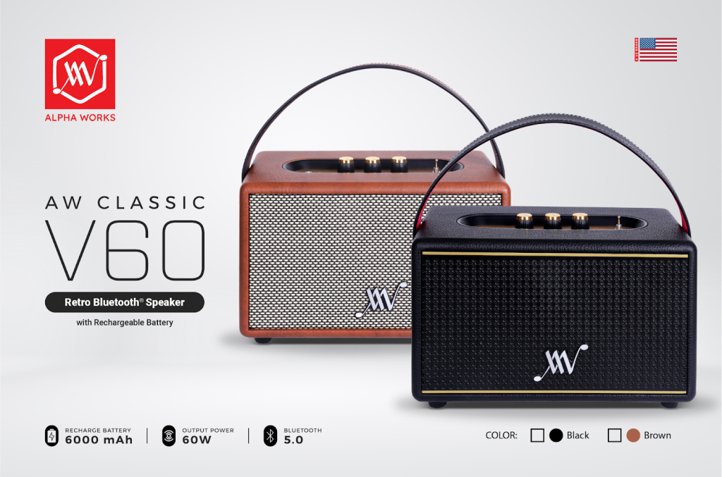 Alpha Works AW Classic V60 Portable Speaker - Audio Concept
