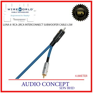 WireWorld Luna 8  RCA-2RCA Interconnect Subwoofer Cable(LSW)-4.0M