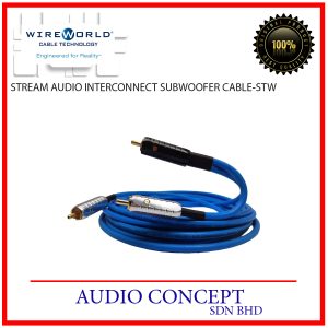 WireWorld Stream Audio Interconnect Subwoofer Cable /RCA - 2xRCA(STW)-4.0Meter