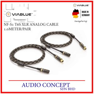 ViaBlue NF-S1 Quattro Silver XLR Analog Cable -1.0M/Pair (Made In Germany)