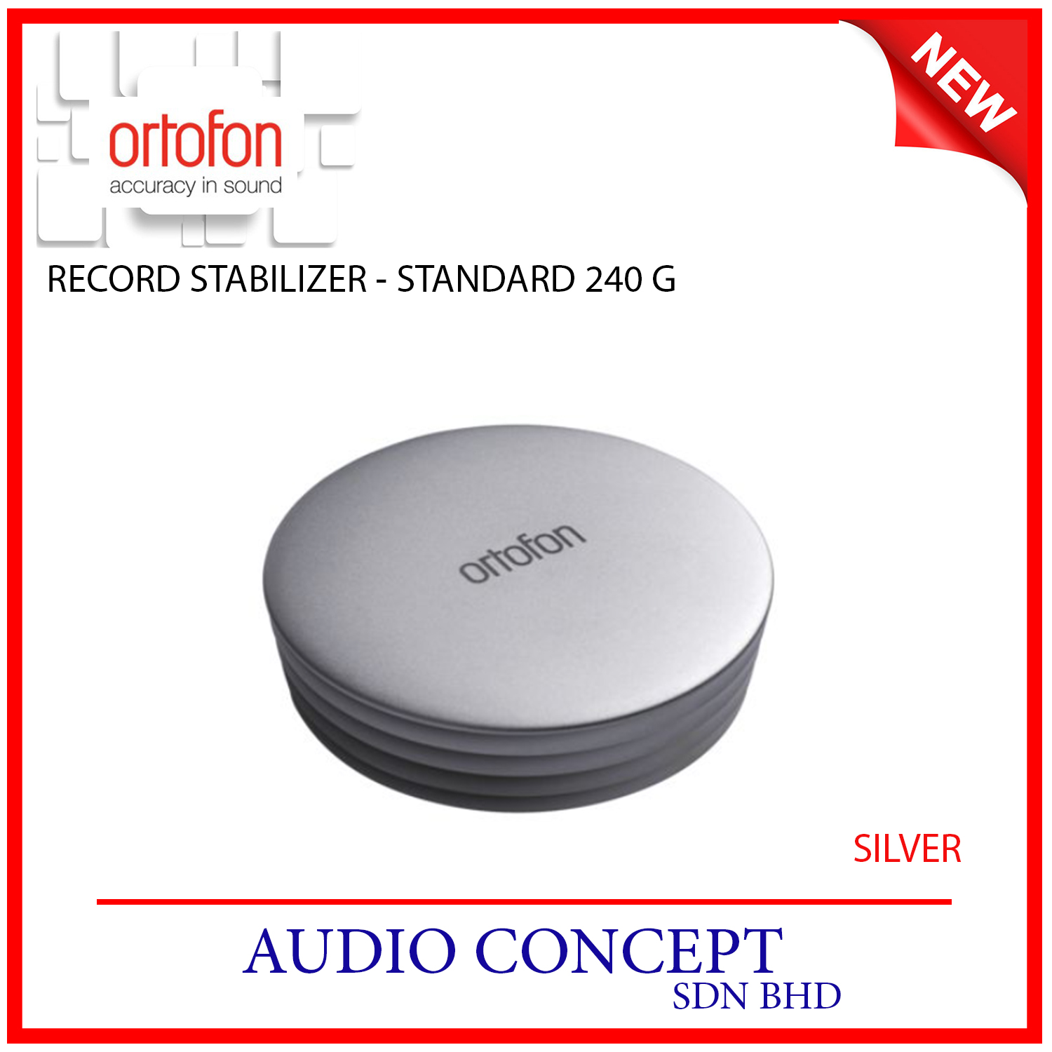 Ortofon Record Stabilizer 240g Aluminum Weight For...