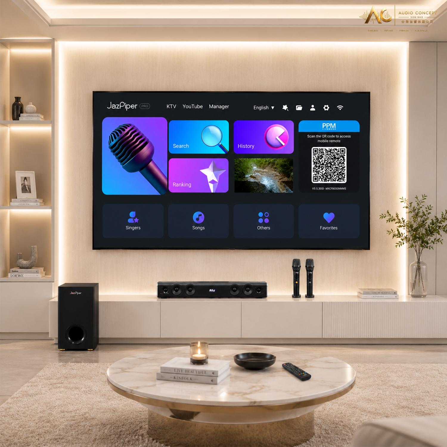 Jazpiper Pro High Performance Karaoke SoundBar - Image 11