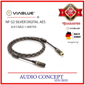 Viablue NF-S2 Silver Digital (AES) XLR Cable -1.0Meter (Made In Germany)