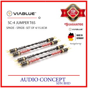 Viablue SC-4  Jumper Bridges T6S Spades -Set Of 4 (Spade-spade)- 15.0cm