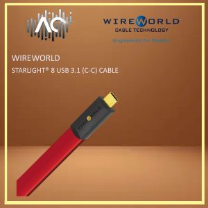 WireWorld Starlight® 8 USB 3.1 (C-C) Audio Cables