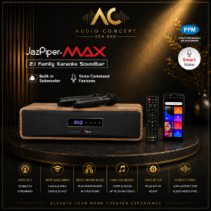 Jazpiper Max 2.1 Family Karaoke Soundbar(New)