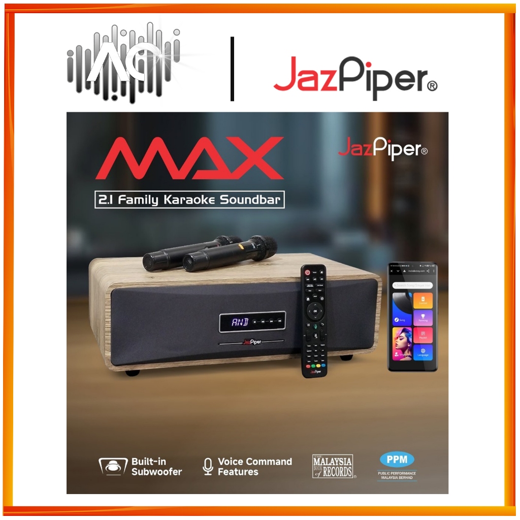 Jazpiper Max 2.1 Family Karaoke Soundbar(New) - Image 8