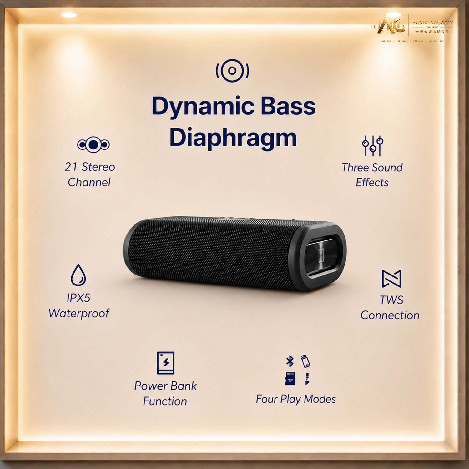 Jazpiper X1 Protable Wireless Speaker - Image 2