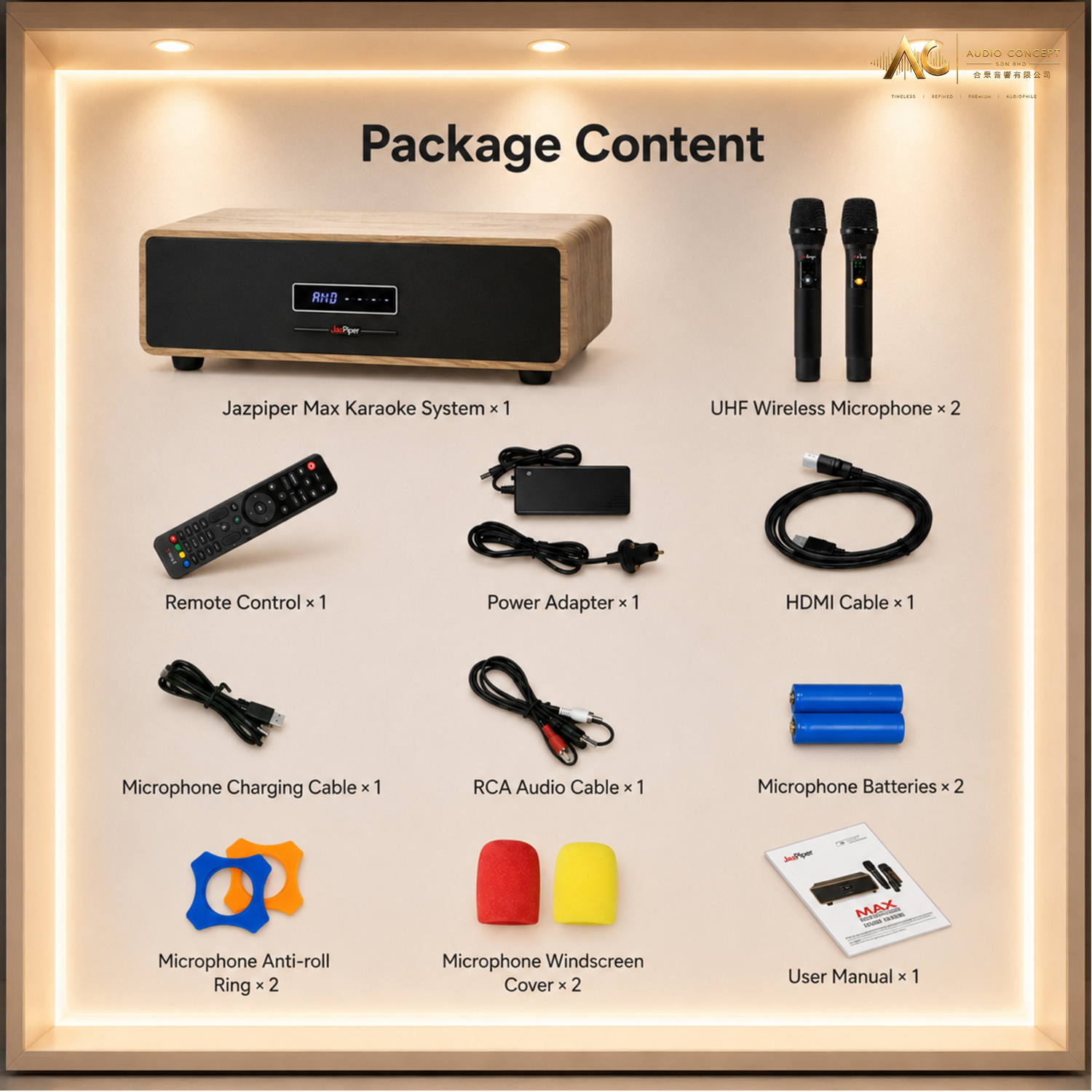 Jazpiper Max 2.1 Family Karaoke Soundbar(New) - Image 7