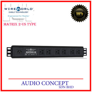 WireWorld Matrix V2 6 Way Power Hub (US/ UK Type)