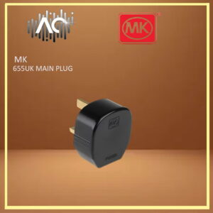 MK 655 Electric UK Mains Plug (Black)1 pcs
