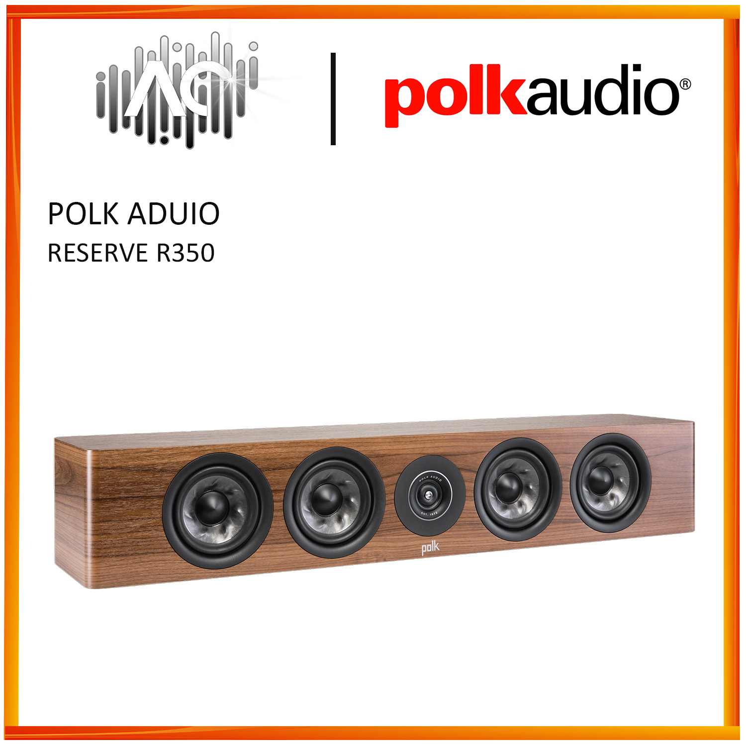 Polk Audio Reserve R350 Premium Slim Center Channel Speaker - Image 2