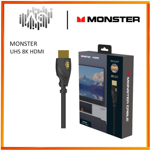Monster Essential ME 8KS Ultra High Speed  2.1 (8K) HDMI Cable - Image 6