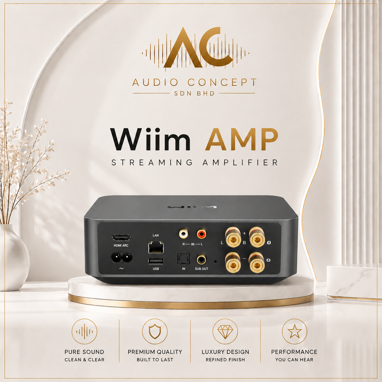 WIIM AMP Streaming Amplifier - Image 4