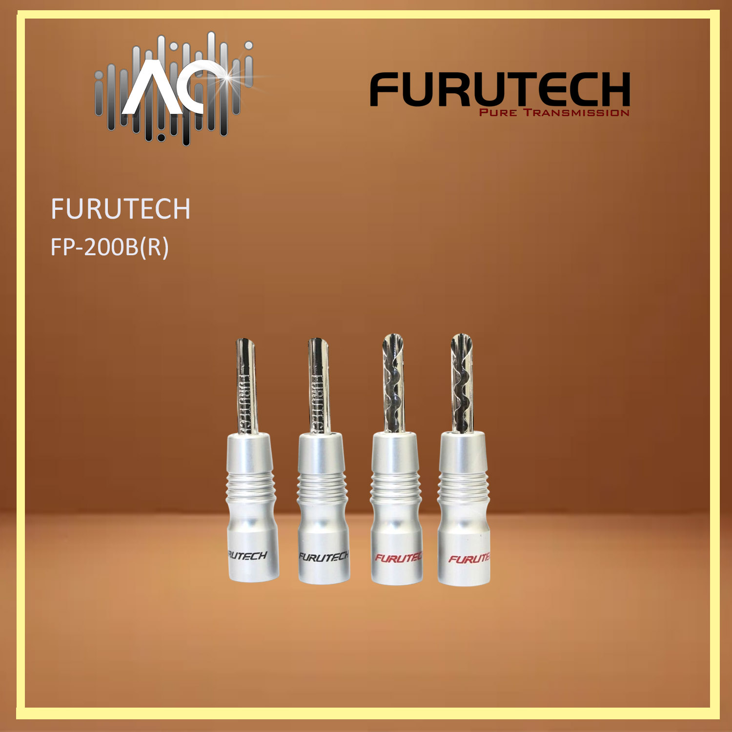 Furutech FP-200B(Rhodium/Gold)Banana Terminal (4pcs/set) - Image 2