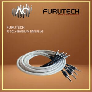 Furutech FS-301 Speaker Cable + Supreme (Rhodium) Plated Carbon Fiber Banana Plug/Pair