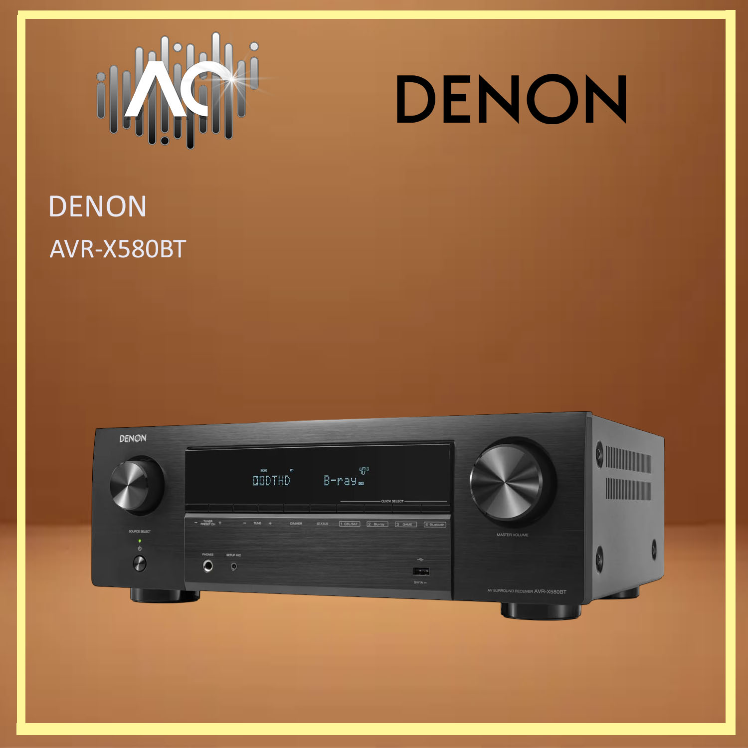 Denon AVR-X580BT AV Surround Receiver