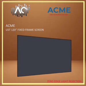 ACME UST-120'' (16:9) Fixed Frame Screen 4K Ultra Short Throw -Zero Light Rejection Professional Projector Screen