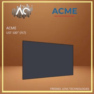 ACME UST-100" FLT Fixed Frame Screen (16:9) 4K Ultra Short Throw -Fresnel Lens Technologies Projector Screen