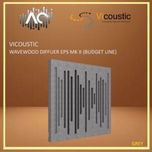 Vicoustic Wavewood Diffuser EPS MKII (Budget Line)- Grey (2Pcs/Set)