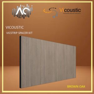Vicoustic VicStrip Spacer Kit Acoustic Panel -Brown Oak (1Pcs/Set)