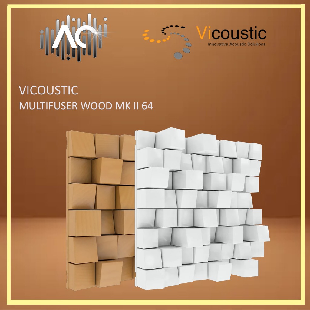 Vicoustic Multifuser Wood MKII 64 Acoustic Panel (1Pcs/Set) - Image 3