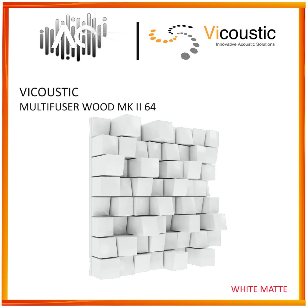 Vicoustic Multifuser Wood MKII 64 Acoustic Panel (1Pcs/Set) - Image 4